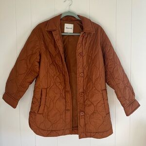 Madewell Airpuff Shirt Jacket, XS